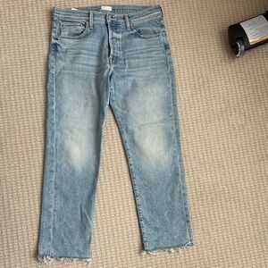 Women’s mother Light Blue Straight-Leg Jeans